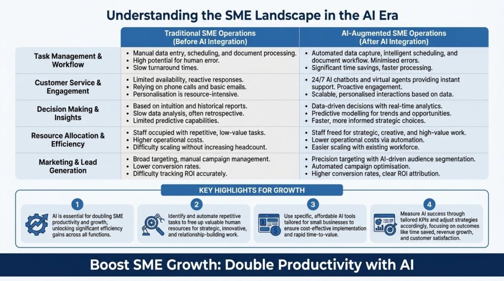 Boost SME Growth: Double Productivity with AI – An Essential Guide