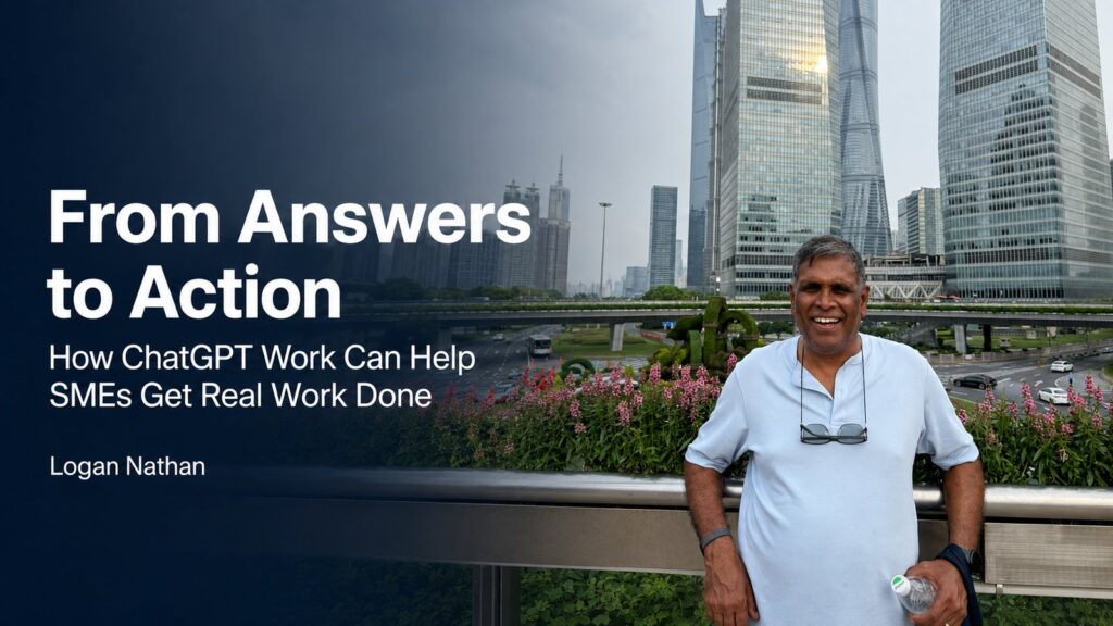 ChatGPT Work: From Answering Questions to Getting Real SMEs Business Work Done