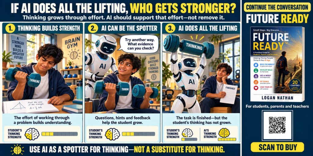 If AI Does All the Lifting, Who Gets Stronger? The Power of AI in Education